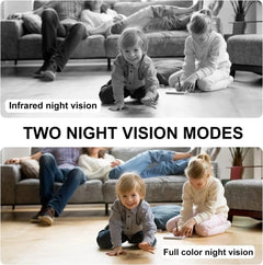 1080P Light Bulb Security Camera, WiFi 360° Night Vision with Motion Detection & Two-Way Audio