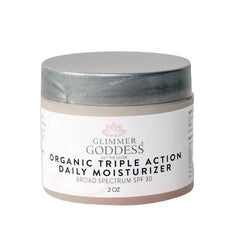 Glimmer Goddess Organic Age Defense Trio – Cleanse, Hydrate & Protect - Made in USA